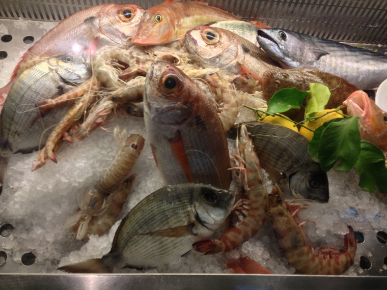 Fresh fish is important part of the Amalfi cuisine, the flavor and freshness of the fish should shine and not be masked with many flavors