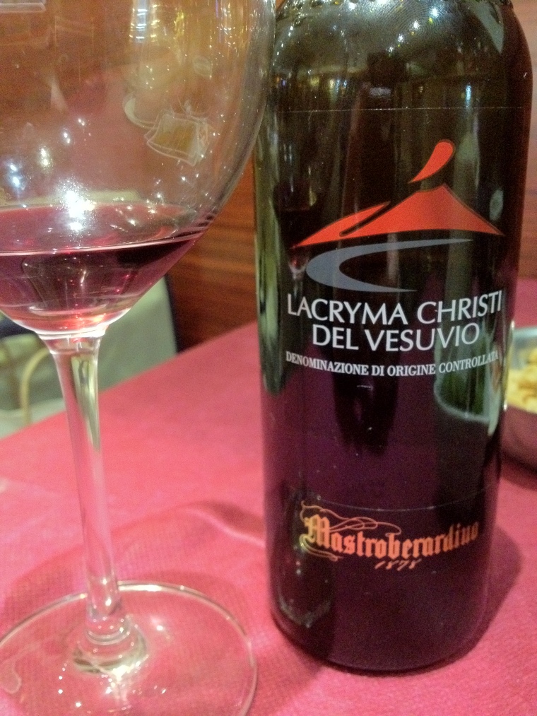 The land around volcanoes are rich in alkali and phosphorus and is extremely fertile.  Lacryma Christi is a great wine produced in the slopes of the Vesuvius.
