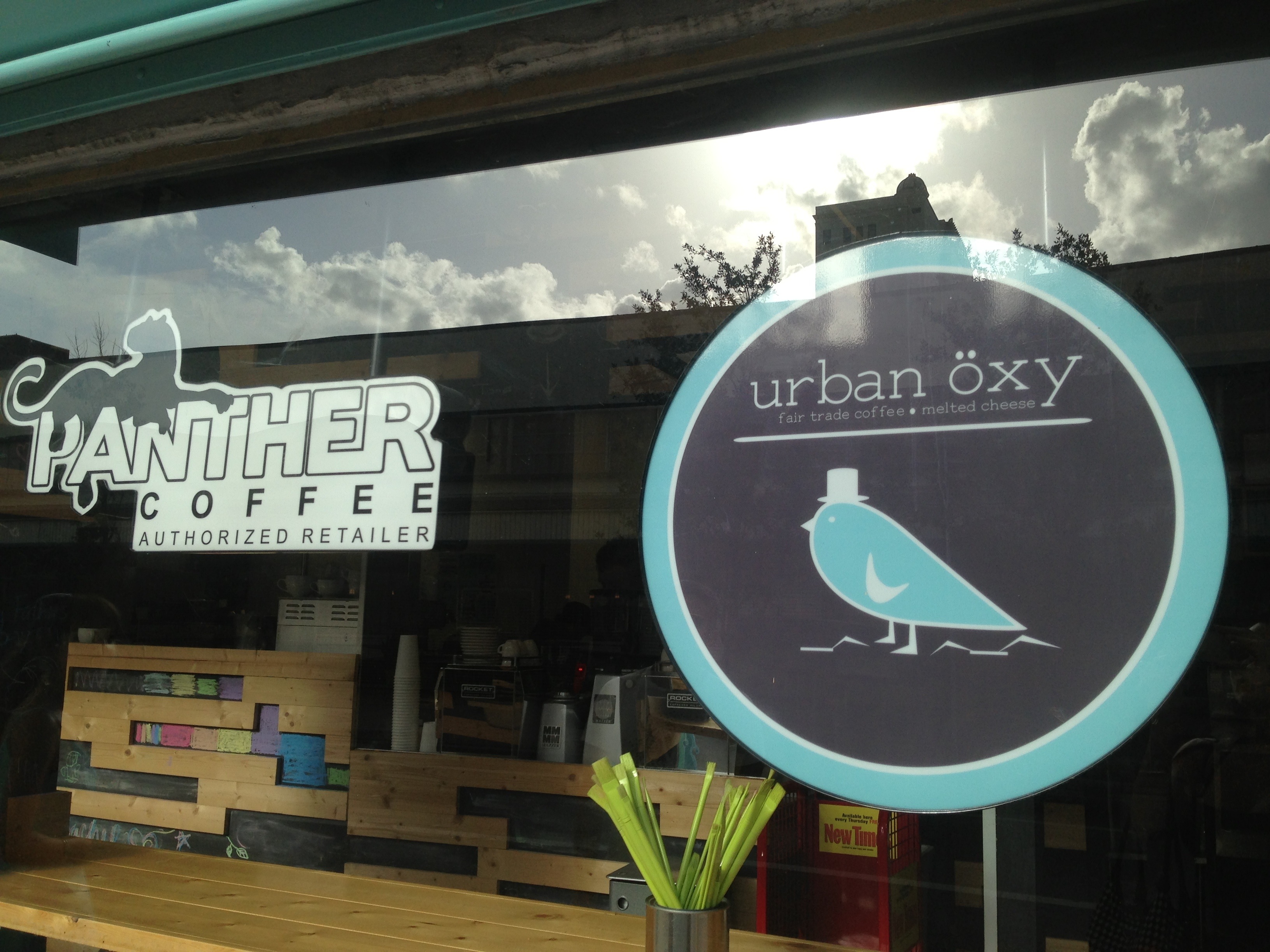 The Urban Oxy serves Panther coffee, a Miami based specialty coffee roaster 