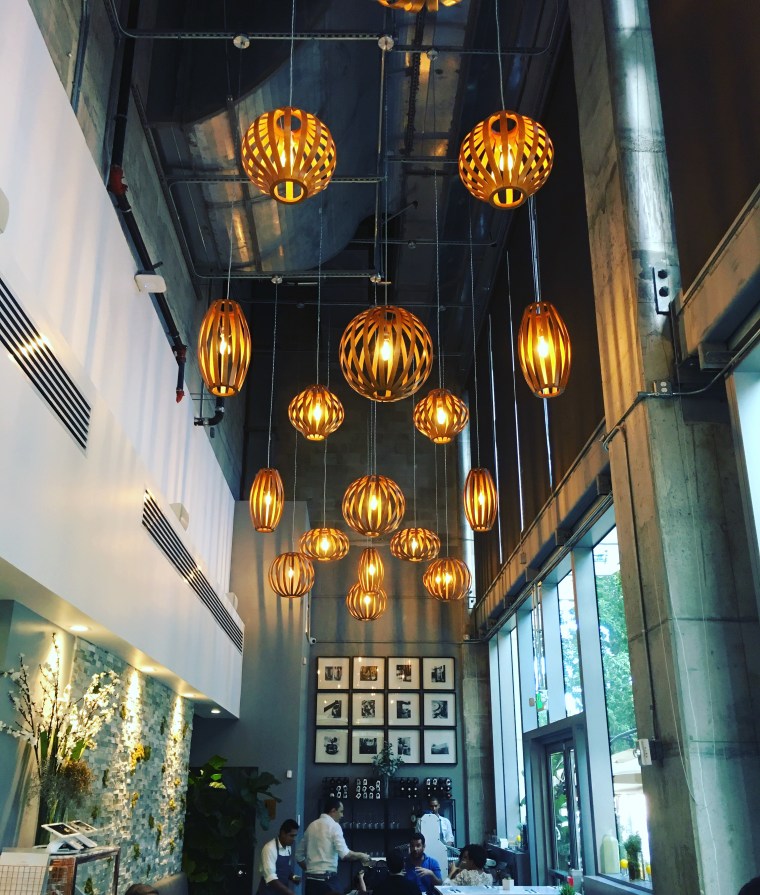 The interior design at Bachour in Brickell just a block away from the newly Brickell City Center